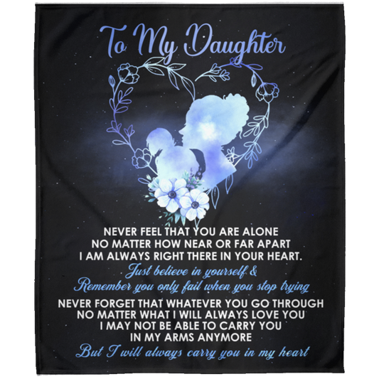 To My Daughter | FLM Arctic Fleece Blanket 50x60